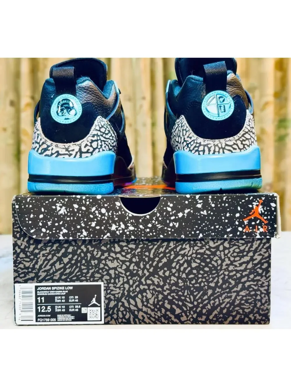 Size 11 - Air Jordan Spizike Low Gamma Blue